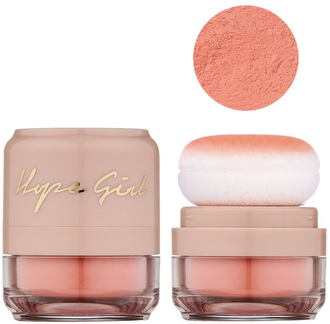 호피걸 3D 파우더 블러셔 5g, 02 코랄스톤, 1개