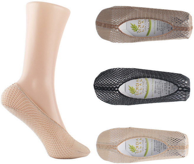 콩이스토어 여름 인견 망사덧신 페이크삭스 5족