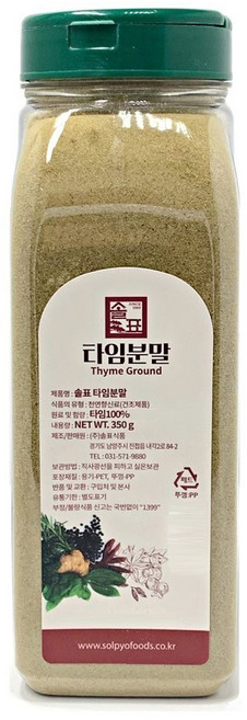 솔표식품 타임분말, 350g, 1개