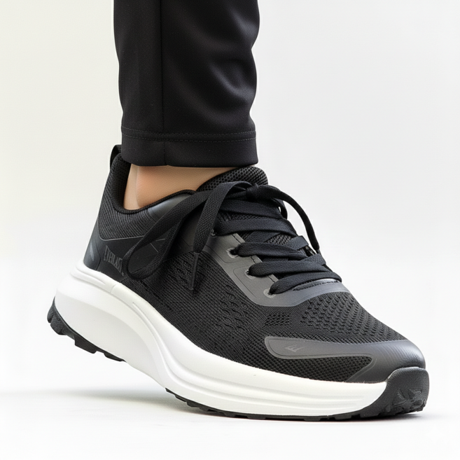 에버라스트 발편한 경량 쿠션 운동화 남자 여자 메쉬 런닝화 실내 헬스 스포츠 신발 사계절 데일리 가벼운 조깅화 헬스장 러닝화