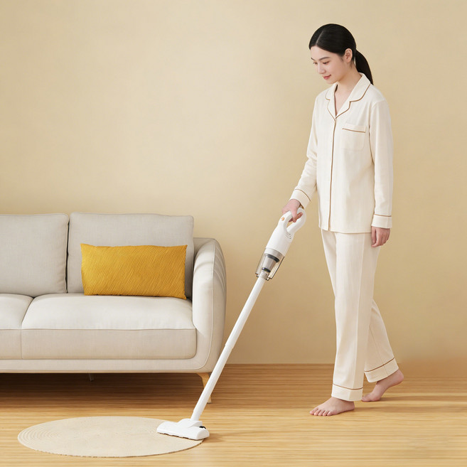 디에스가추몰 충전식 무선 멀티 핸디 청소기 강력 흡입 초경량 진공청소기, YQ-669, 화이트