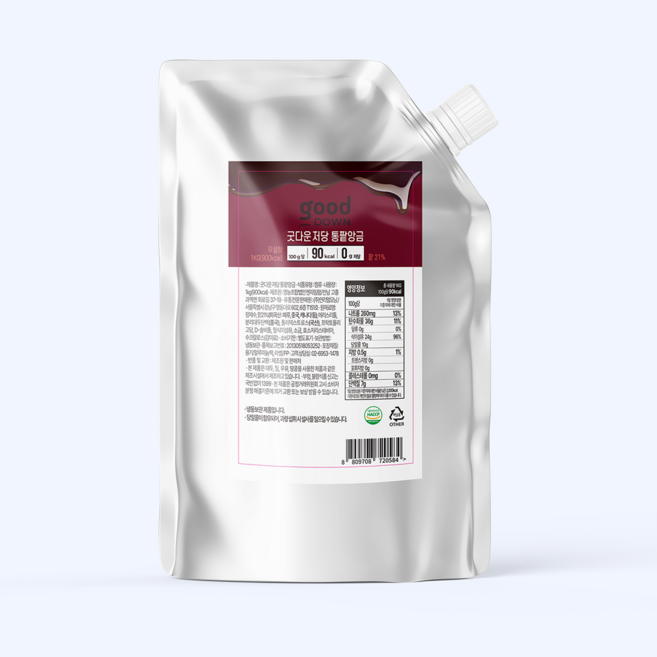 그림의빵 굿다운 당0g 무설탕 저당 통팥앙금 1kg, 1개