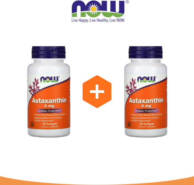 나우푸드 아스타잔틴 4mg 90정, 2개