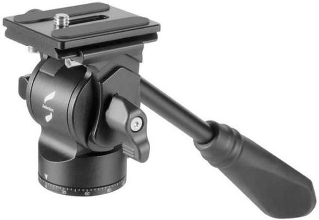 SmallRig 경량 유체 비디오 헤드 360 ° 회전 탈착식 텔레스코픽 핸들 조절 가능한 경량 휴대용 3457 32, CHINA, 02 3259, 한개옵션1