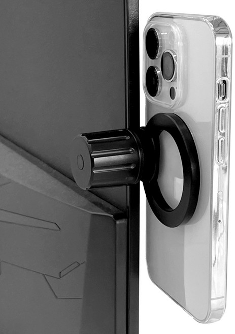 스마트폰 맥세이프 멀티픽스 거치대 모니터 차량용 아이폰 갤럭시, 맥세이프 멀티픽스 거치대-블랙, 1개