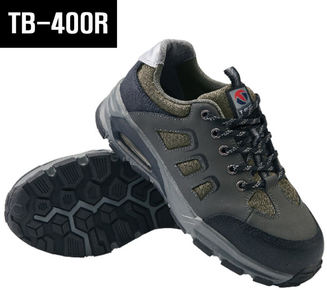 티뷰크 마크 안전화 TB-400R 발편한 경량화 작업화 기능화 근무화