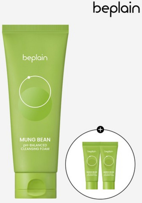 [대용량]녹두 약산성 클렌징폼 160ml + 폼 20ml 2개, 없음