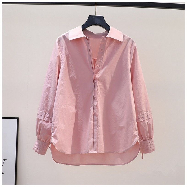 패션고리 여성 카라넥 데일리 셔링 셔츠 블라우스 HQ06