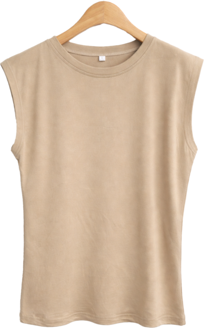 아크라 베이직 심플 캡소매 민소매 나시 티셔츠