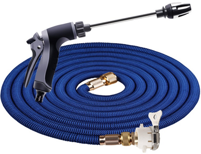 헤니스 매직 스프링호스 다용도 고압 세차호스 분사기, 15m