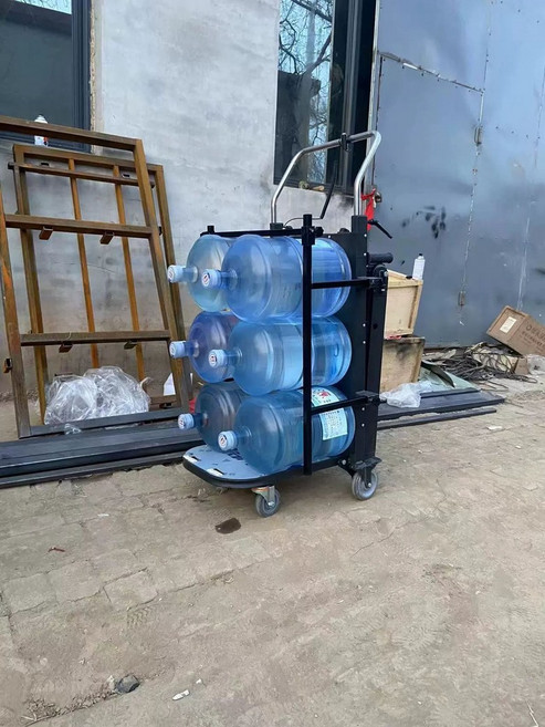 계단용 리프트 택배 운반 카트 구르마 수레 물류용 전동, 1개, 16. 전문가용 물 배달 6개 물통 72A