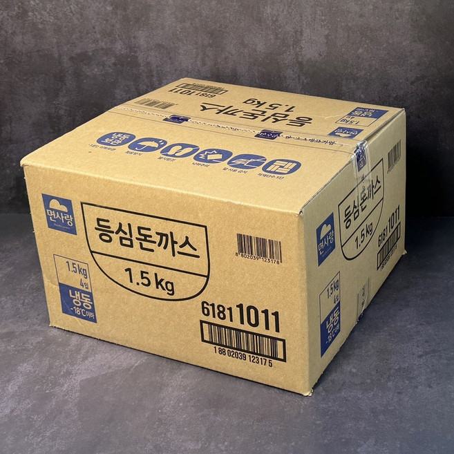 면사랑 등심돈까스 바삭 담백하고 맛있는 가정 업소에서 대용량, 4개, 1.5kg