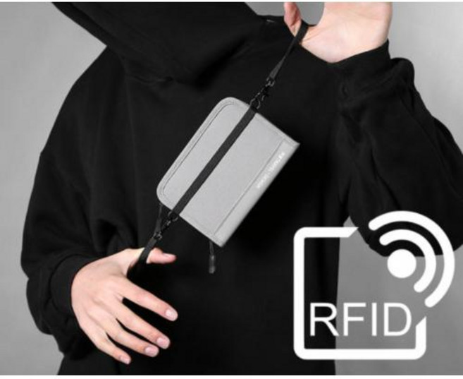 RFID차단 여권가방 목걸이 지갑 파우치 여행용 미니백