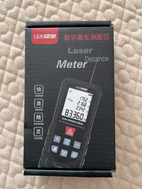 LDM 50E 測距儀 掌上型 鐳射 高精度 量房儀 50米, 1個