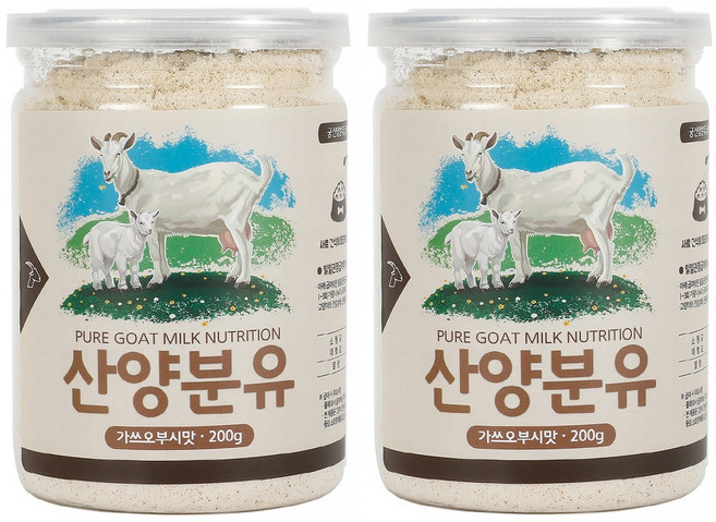 궁 고양이 산양 분유, 가쓰오부시맛, 200g, 2개