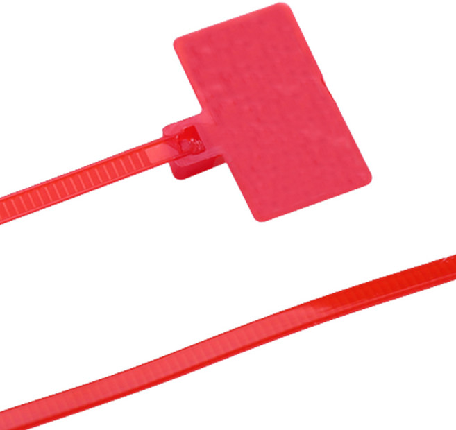 칼라 라벨케이블타이 고정 케이블 전선 배선 이름표 네임 정리 네이밍 스피커선 컴퓨터선 랜선 마킹, 블루, 1개