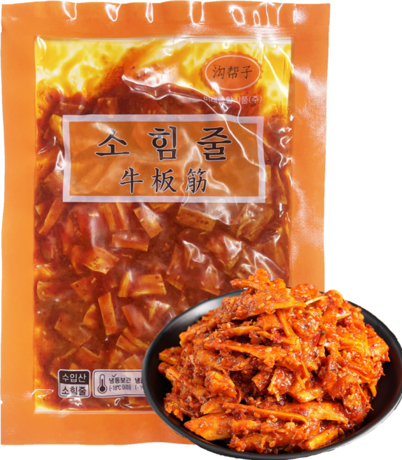 홍홍 중국식품 고방자 소힘줄 뉴반진, 180g, 1개