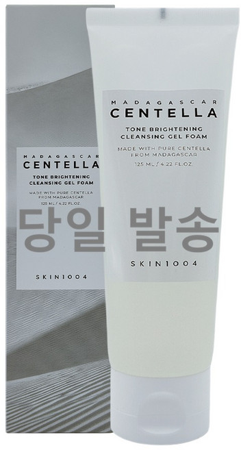 스킨1004 마다가스카르 센텔라 톤 브라이트닝 클렌징 젤 폼, 125ml, 1개