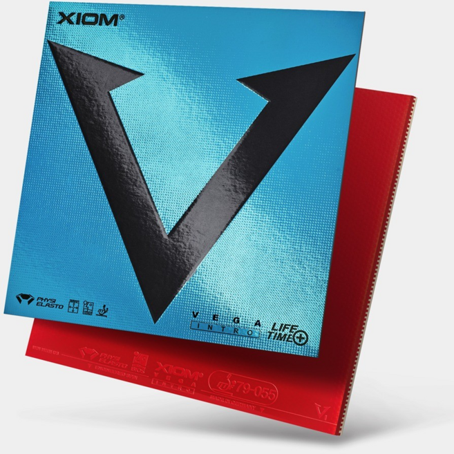 [XIOM] 엑시옴 베가 인트로 INTRO 탁구러버, 레드, 1개