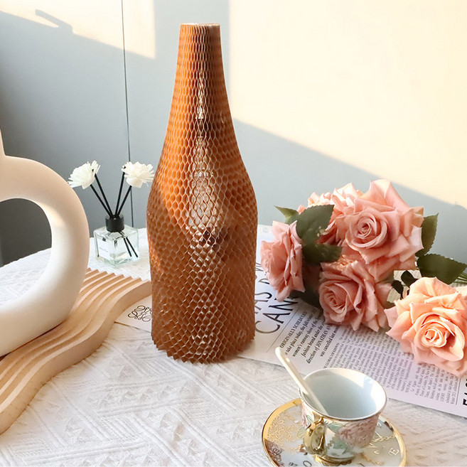 살림장인 벌집형 유리병 충격방지 보호 버블 페이퍼백 종이 완충제 10개입, 1세트