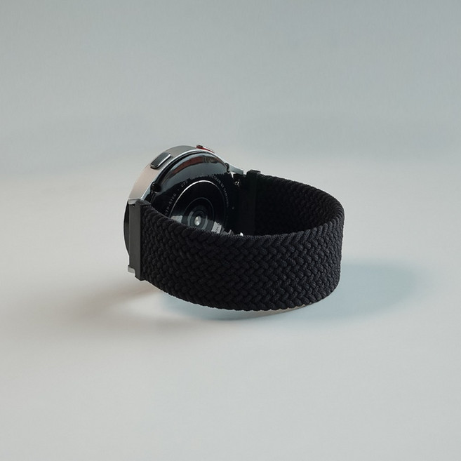 바나나랜드 갤럭시워치 5/프로/4/클래식/액티브 호환 솔로루프 밴드 스트랩 20mm, 블랙