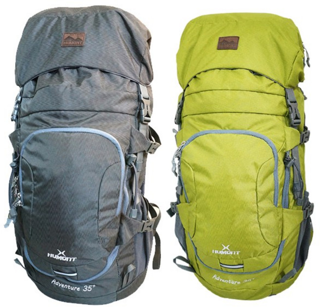 등산가방 등산배낭 백팩 35리터, 그레이