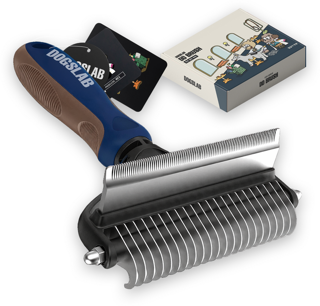 독스랩 강아지 털갈이 빗 디디브러시 엉킨털 죽은털 제거 고양이, 디디브러시 L (12cm), 1개