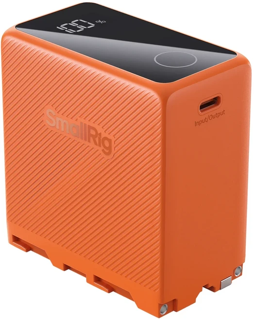 SmallRig NP-F970 소니 10500mAh 교체용 카메라 배터리 모니터용 고속 충전 LED 비디오 라이트 4576, 01 빠른  Mainland, 03 Orange 4576