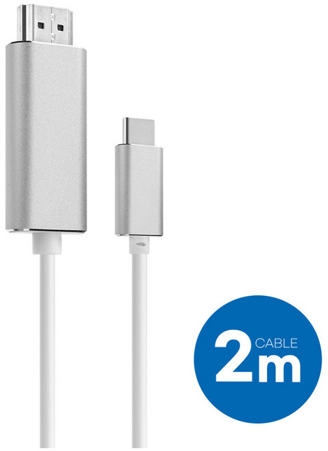 코시 C타입 미러링 HDMI 케이블 4K UHD해상도 (고급형 RA-103 모델 스마트폰거치대 증정), 1개