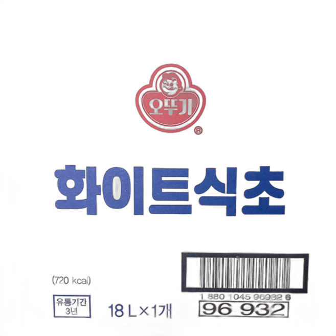 오뚜기 화이트식초 BIB, 18L, 1개