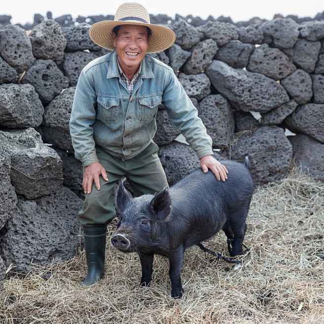 [육향 폭발 명품 제주 흑돼지] 냉장 오겹살, 1개, 500g