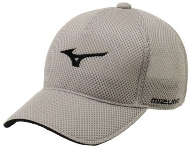 미즈노 남자 골프 메쉬 캡 여름 모자 E2MWA006, 라이트그레이