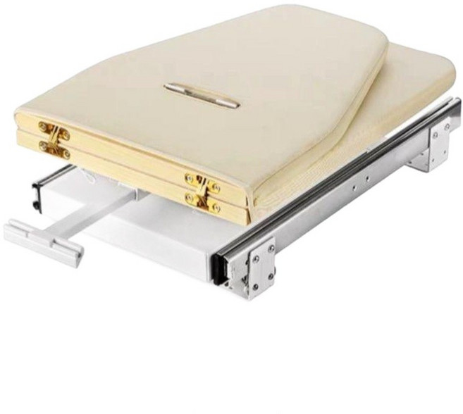 접이식 다리미판 빌트인 인출식 다리미판 회전 슬라이드, 라이트카키 회전형