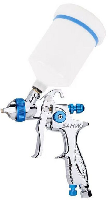 SAHWJ 887 汽車/家具 工藝噴漆槍 高霧化, 1個, G206上壺口徑1.7