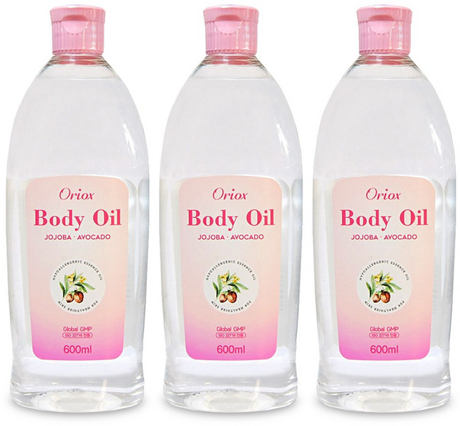 오릭스 바디오일, 600ml, 3개