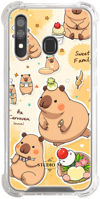 Capybara 그림 맥세이프 핸드폰 케이스 젤리 하드타입