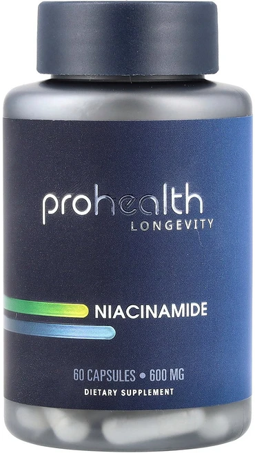 프로헬스롱제비티 나이아신아마이드 Niacinamide 600mg 캡슐 60정, 비건, 알약/캡슐, 1개 - 쿠팡