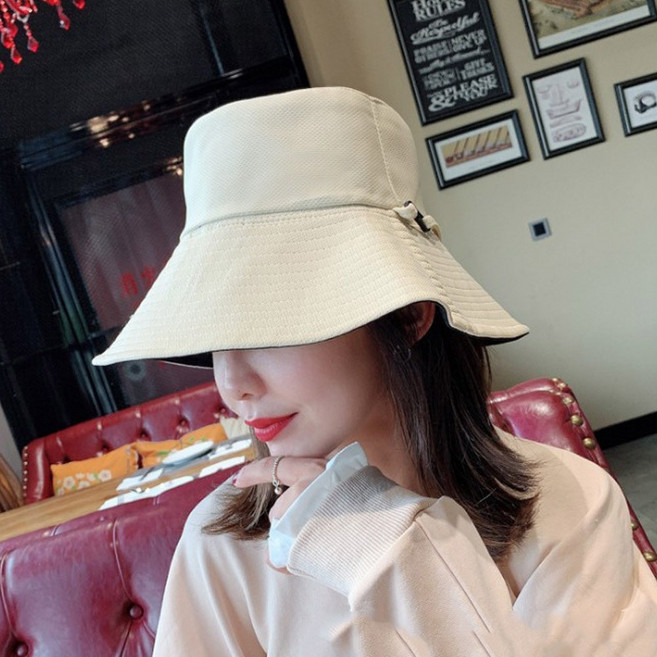 양면 벙거지 버킷햇 여성 남성 챙넓은 모자 정글 빅사이즈 대두 연예인 숏 무지