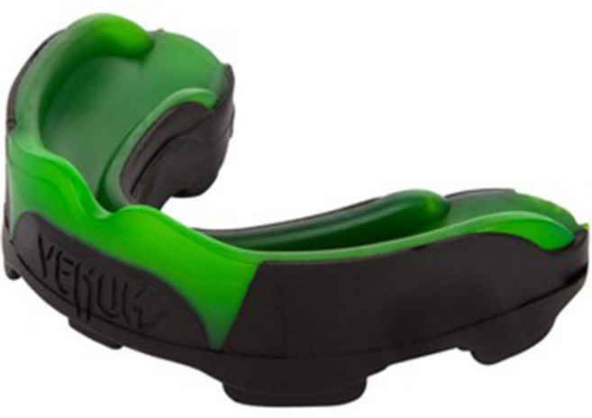 VENUM Predator 毒液 專業級 護齒 運動牙套 有效保護牙齒和口腔, 綠/黑/綠, 1個