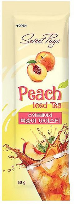 꽃샘 스위트페이지 복숭아아이스티, 14개