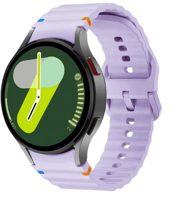 삼성 갤럭시 시계 7 FE 6 4 클래식 5 프로 44mm 40mm 43mm 47mm 45mm 팔찌 갤럭시 워치6 7 스트랩에 대한, 66)Purple 07, 1개
