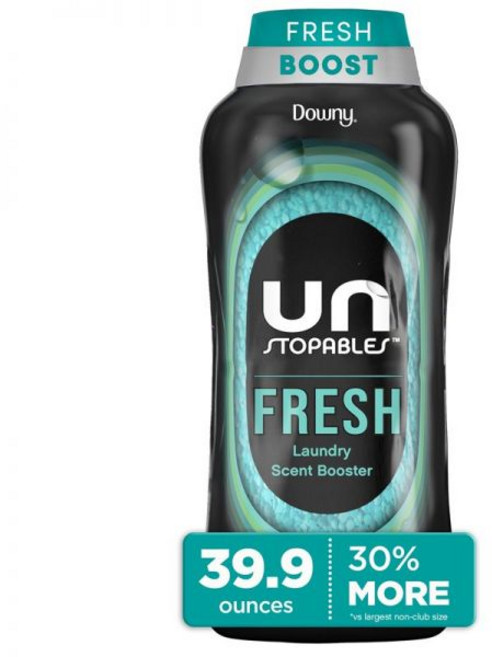 다우니 언스톱어블스 인워시 런드리 향기 부스터 비즈 후레쉬 39.9 oz, 다우니 언스톱어블스 인워시 런드리 향기 부스터 비즈 후, 1개
