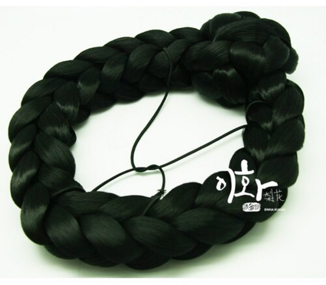 트레머리 2 한국무용 공연용 주모머리 인조 무용 소품 수제작 가채 이화