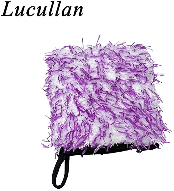 루큘란 울트라 휠 미트 퍼플 핸즈온 자동차 디테일링 마이크로파이버 액세서리 휠 그릴 및 좁은 공간용, 03 1 Finger Mitt