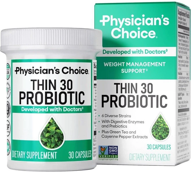 피지션스초이스 씬 30 프로바이오틱 유산균 thin 30 Probiotic 캡슐 30정, 1개 - 쿠팡