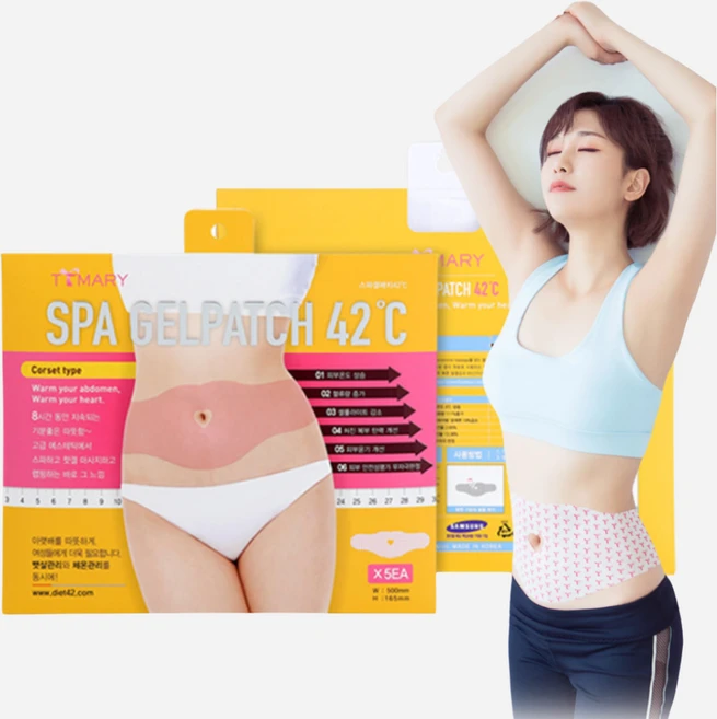 티티마리 스파겔패치 42°C 코르셋형, 1개, 5개입 - 쿠팡