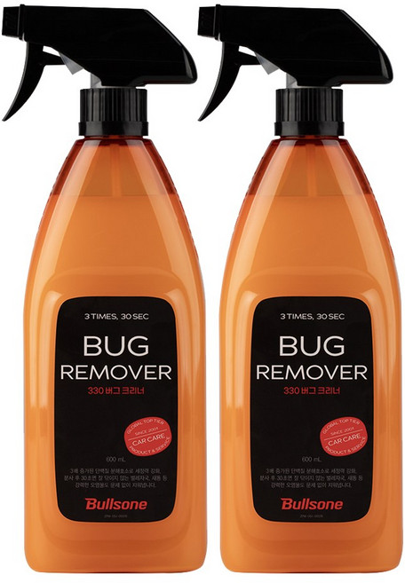 불스원 330 버그크리너 600ml 2개
