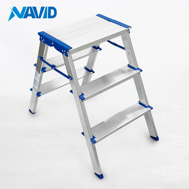 나비드 광폭사다리 접이식 가정용 사다리 경량 NLW03 3단, 1개