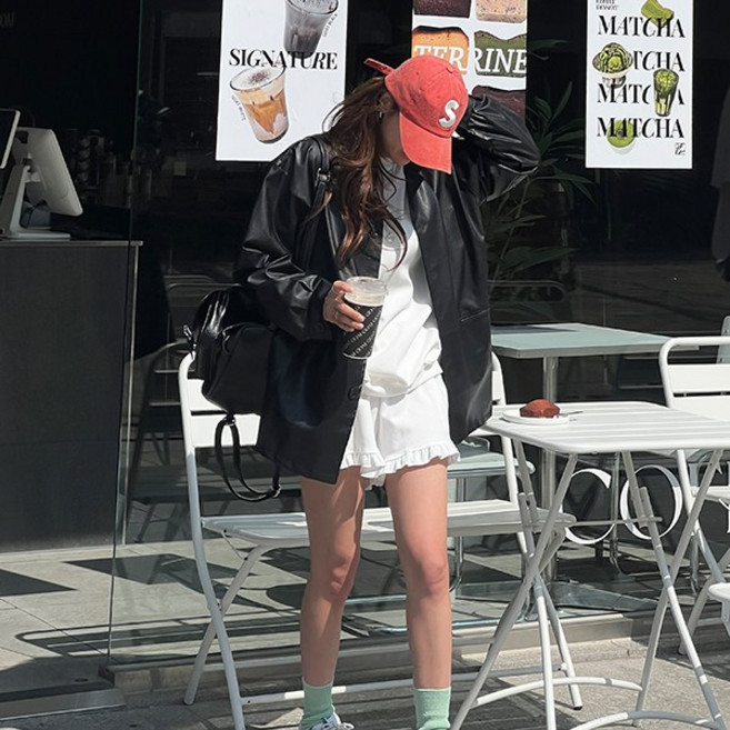 [난닝구]폴유브 레더자켓