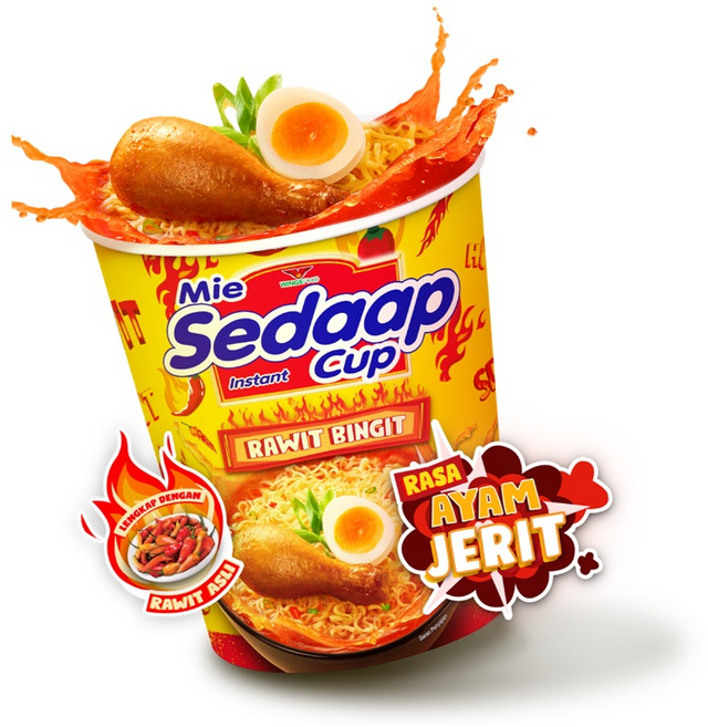 (514-4) mie sedaap cup rawit bingit, miesedaapcup rawit bingit
